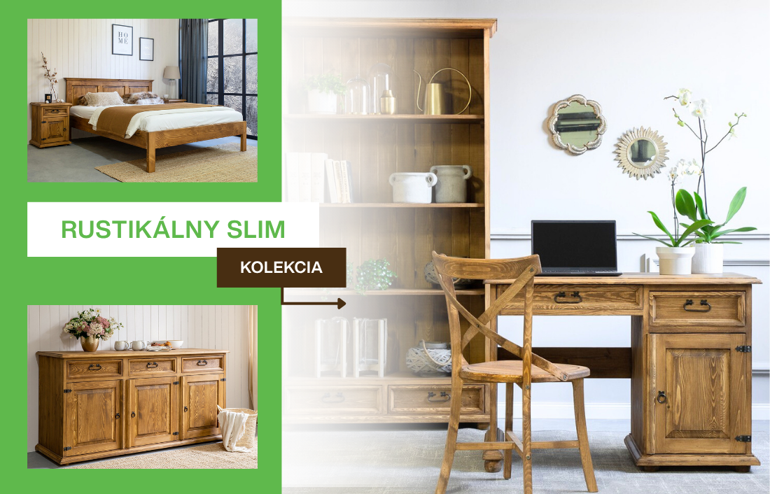 Kolekcia rustik&aacute;lneho n&aacute;bytku